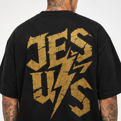 Camisa Oversized Suedine Jesus - Tamanho M