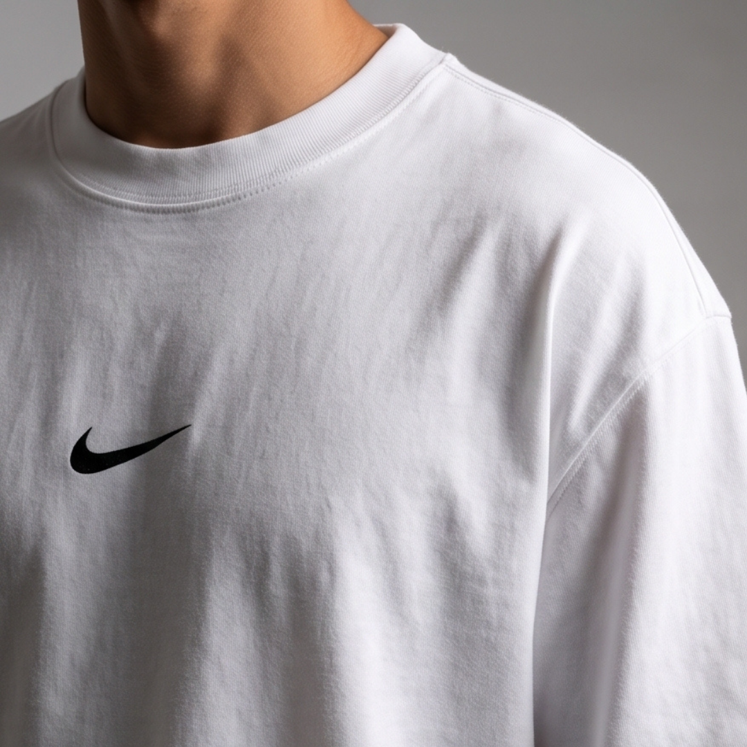 Camisa Oversized Suedine White Street - Tamanho M