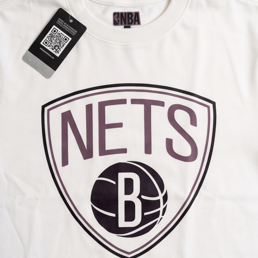Camisa Oversized Suedine  Brooklyn Nets - Tamanho M