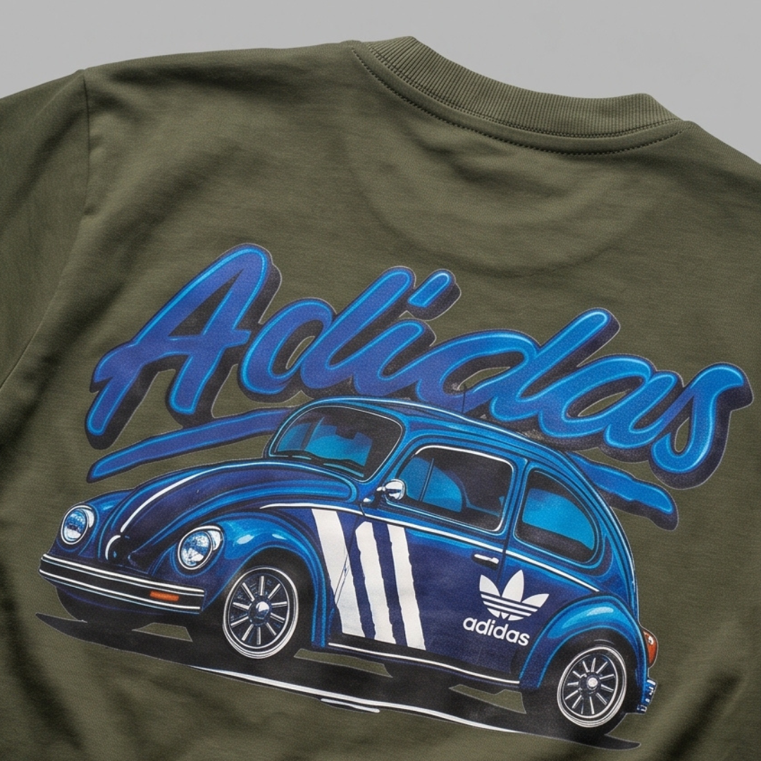 Camisa Oversized Suedine Olive Blue Car - Tamanho M