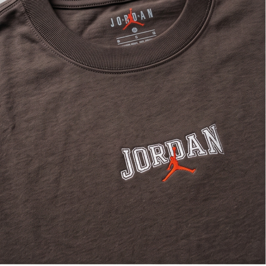 Camisa Oversized Suedine Jordan Brown - Tamanho G