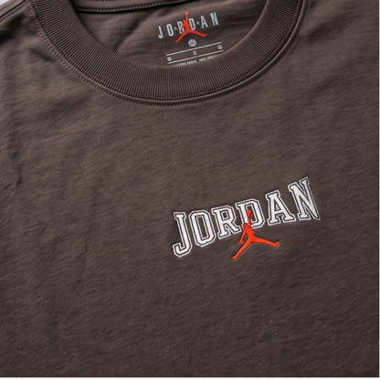 Camisa Oversized Suedine Jordan Brown - Tamanho G