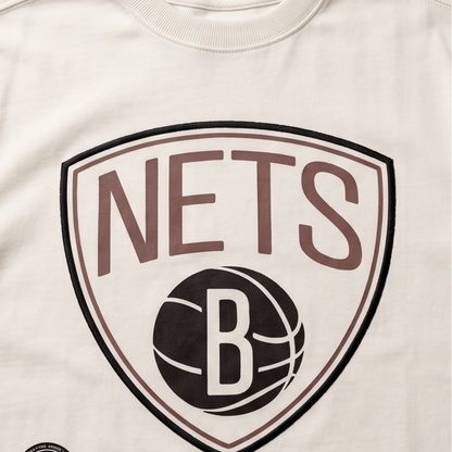 Camisa Oversized Suedine  Brooklyn Nets - Tamanho M