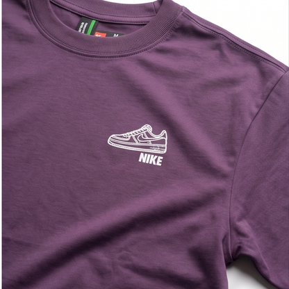 Camisa Oversized Suedine  Purple Sneaker - Tamanho M