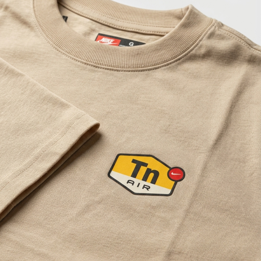 Camisa Oversized Suedine  Air Max Plus Sand - Tamanho G