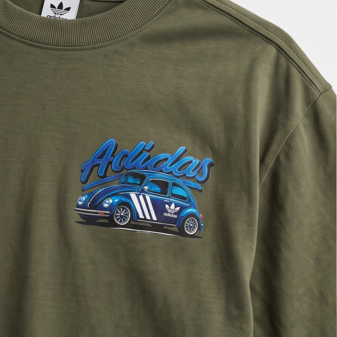 Camisa Oversized Suedine Olive Blue Car - Tamanho M