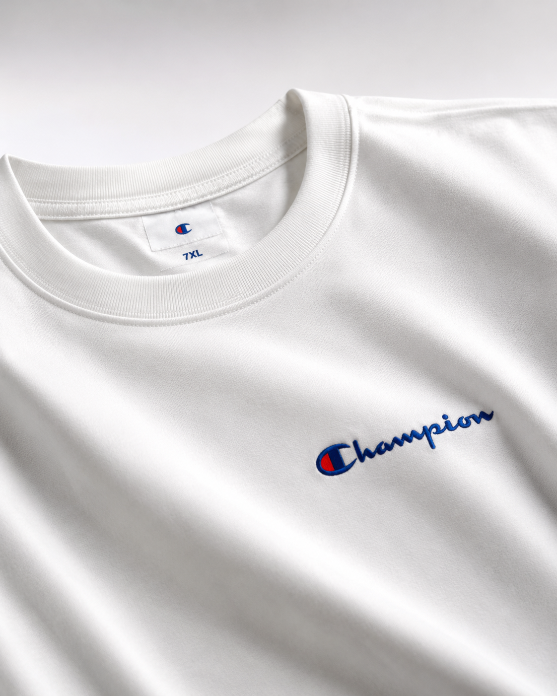 Camisa Oversized Suedine Champion White -  Tamanho M