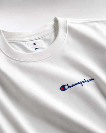 Camisa Oversized Suedine Champion White -  Tamanho M