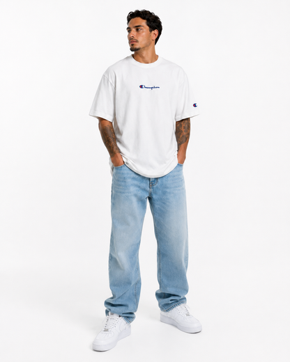 Camisa Oversized Suedine Champion White -  Tamanho M