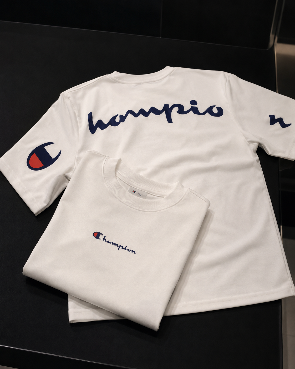 Camisa Oversized Suedine Champion White -  Tamanho M