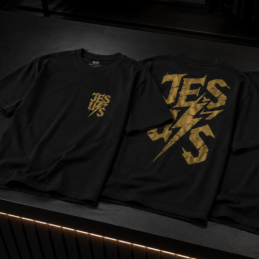 Camisa Oversized Suedine Jesus - Tamanho M
